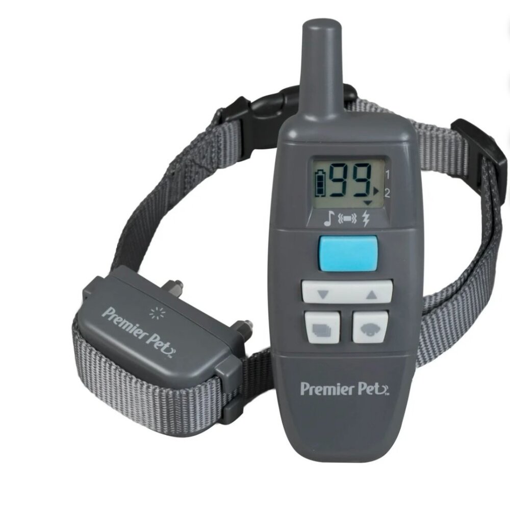 Premier Pet 300 Yard Remote Trainer, 3 Correction Modes, Rechargeable, Waterproo